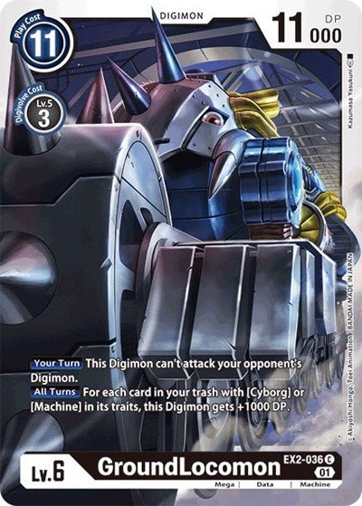 GroundLocomon (Digital Hazard) Near Mint - Nick Nack's Full Frontal Attack