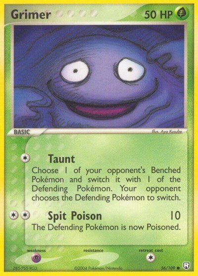 Grimer (Team Rocket Returns) Light Play - Nick Nack's Full Frontal Attack