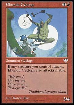 Ekundu Cyclops (Mirage) Light Play - Nick Nack's Full Frontal Attack