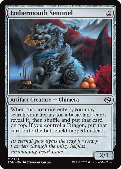 Embermouth Sentinel (Tarkir: Dragonstorm) Near Mint - Nick Nack's Full Frontal Attack