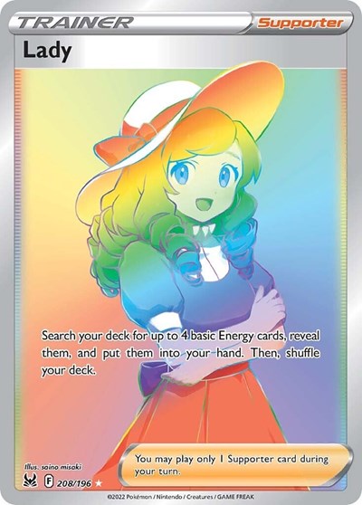 Lady (Secret) (SWSH11: Lost Origin) Near Mint Holofoil