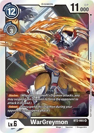 WarGreymon BT2 - 065 (Gift Collection) (Release Special Booster) Near Mint Foil - Nick Nack's Full Frontal Attack