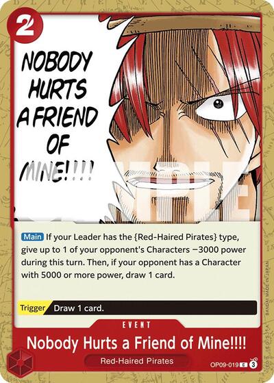 Nobody Hurts a Friend of Mine!!!! (Emperors in the New World) Near Mint - Nick Nack's Full Frontal Attack