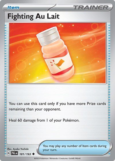 Fighting Au Lait (SV02: Paldea Evolved) Near Mint Reverse Holofoil - Nick Nack's Full Frontal Attack
