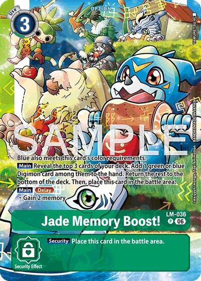 Jade Memory Boost! (Alternate Art) (Starter Deck 23: Beatbreak) Near Mint Foil