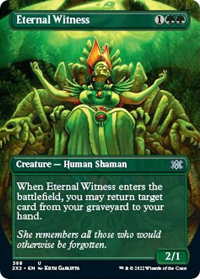 Eternal Witness (Borderless) (Double Masters 2022) Near Mint