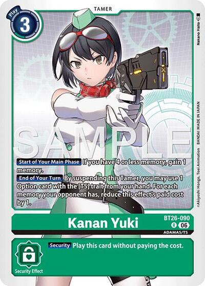 Kanan Yuki (Timeless Bonds) Near Mint Foil