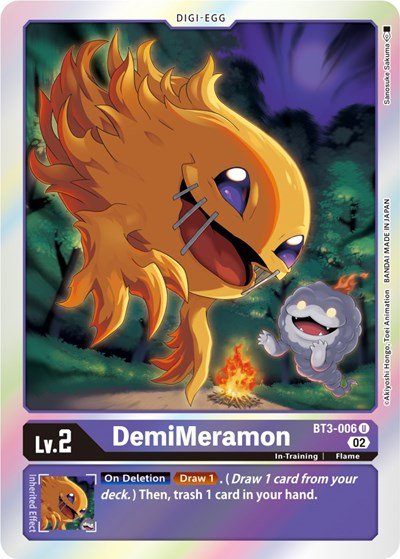 DemiMeramon (Resurgence Booster Reprint) (Resurgence Booster) Near Mint Foil - Nick Nack's Full Frontal Attack