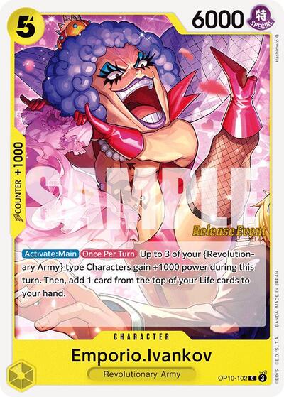 Emporio.Ivankov (Royal Blood Release Event Cards) Near Mint - Nick Nack's Full Frontal Attack