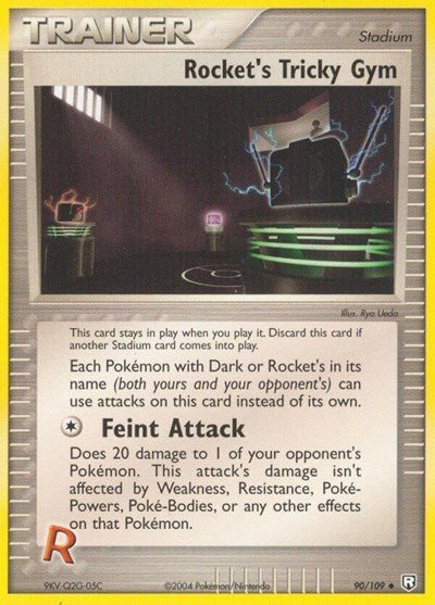 Rocket's Tricky Gym (Team Rocket Returns) Light Play - Nick Nack's Full Frontal Attack