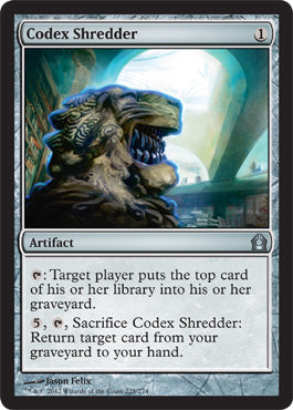 Codex Shredder (Return to Ravnica) Near Mint