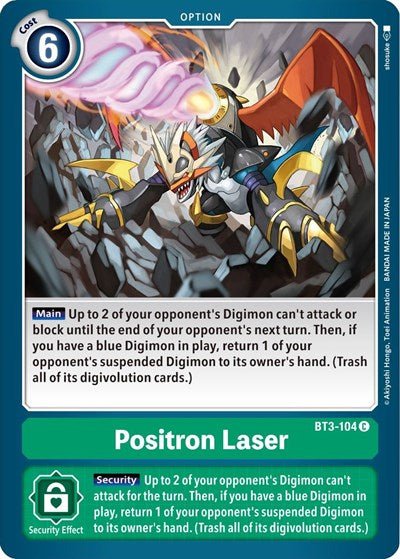 Positron Laser (Release Special Booster) Near Mint - Nick Nack's Full Frontal Attack