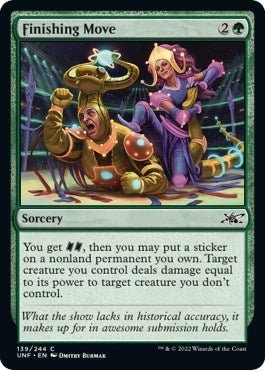 Finishing Move (Unfinity) Near Mint - Nick Nack's Full Frontal Attack