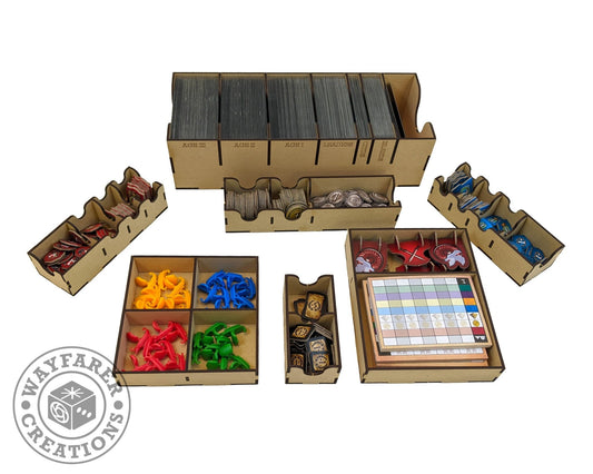 7 Wonders Board Game Organizer Insert - Nick Nack's Full Frontal Attack