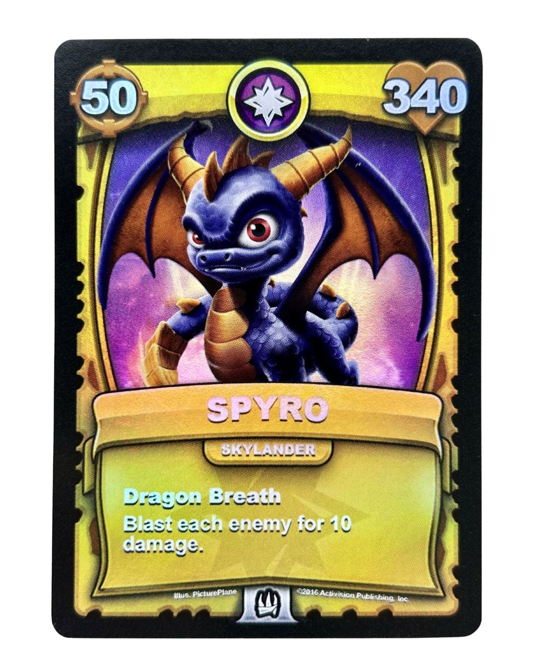 Spyro (Battlecast) (Gold Foil) - Nick Nack's Full Frontal Attack