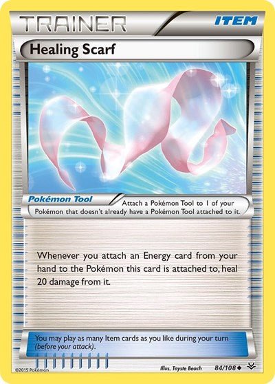 Healing Scarf (XY Roaring Skies) Heavy Play - Nick Nack's Full Frontal Attack
