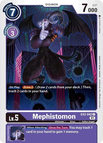 Mephistomon (Digital Hazard) Near Mint - Nick Nack's Full Frontal Attack