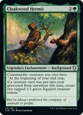 Cloakwood Hermit (Commander Legends: Battle for Baldur's Gate) Near Mint - Nick Nack's Full Frontal Attack