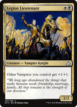 Legion Lieutenant (Rivals of Ixalan) Near Mint - Nick Nack's Full Frontal Attack