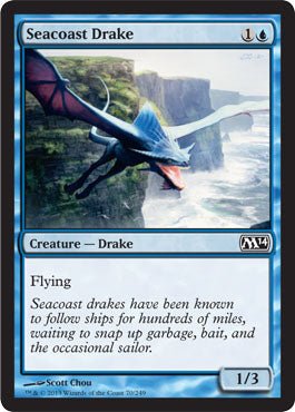 Seacoast Drake (Magic 2014 Core Set) Near Mint - Nick Nack's Full Frontal Attack