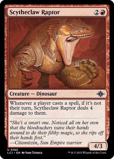 Scytheclaw Raptor (The Lost Caverns of Ixalan) Near Mint - Nick Nack's Full Frontal Attack