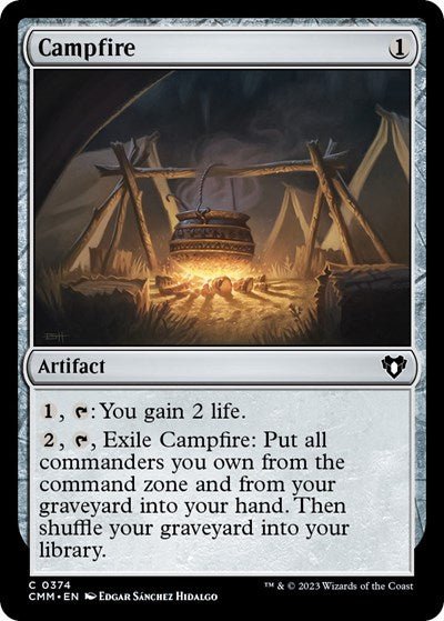 Campfire (Commander Masters) Near Mint - Nick Nack's Full Frontal Attack