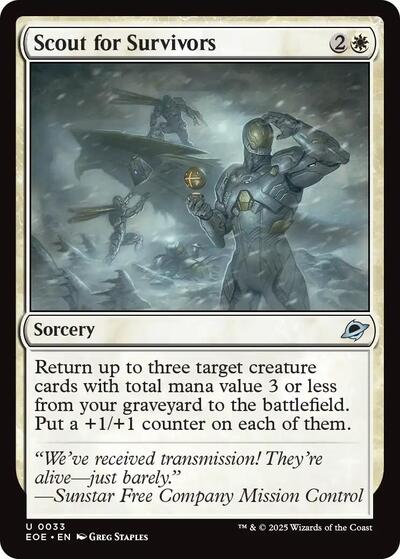 Scout for Survivors (Edge of Eternities) Near Mint - Nick Nack's Full Frontal Attack