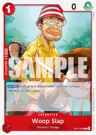 Woop Slap (Carrying On His Will: 3rd Anniversary Tournament Cards) Near Mint - Nick Nack's Full Frontal Attack