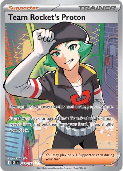 Team Rocket's Proton - 227 (SV10: Destined Rivals) Near Mint Holofoil