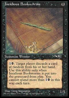 Insidious Bookworms (Single Worm) (Alliances) Light Play