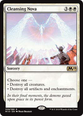 Cleansing Nova (Magic 2019 Core Set) Near Mint - Nick Nack's Full Frontal Attack