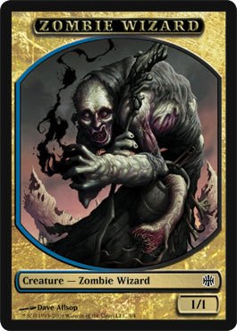 Zombie Wizard (Token) (Alara Reborn) Light Play - Nick Nack's Full Frontal Attack