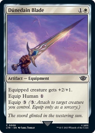 Dunedain Blade (Universes Beyond: The Lord of the Rings: Tales of Middle-earth) Near Mint - Nick Nack's Full Frontal Attack
