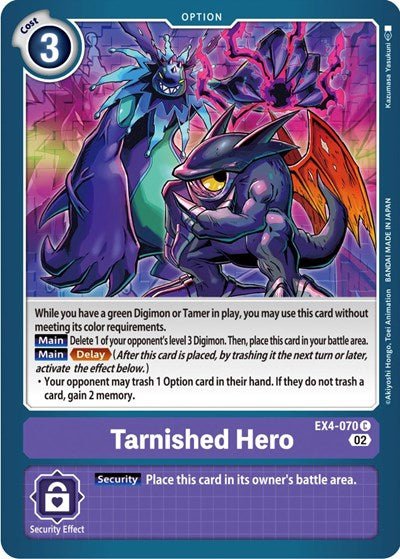Tarnished Hero (Alternative Being Booster) Near Mint - Nick Nack's Full Frontal Attack