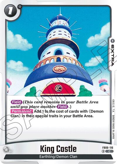 King Castle (Rivals Clash) Near Mint - Nick Nack's Full Frontal Attack
