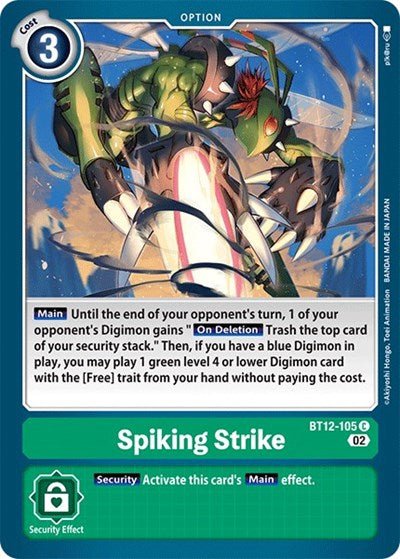 Spiking Strike (Across Time) Near Mint - Nick Nack's Full Frontal Attack
