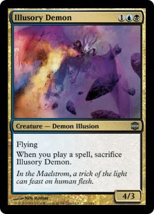 Illusory Demon (Alara Reborn) Light Play