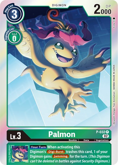 Palmon P-032 (Resurgence Booster Reprint) (Resurgence Booster) Near Mint Foil