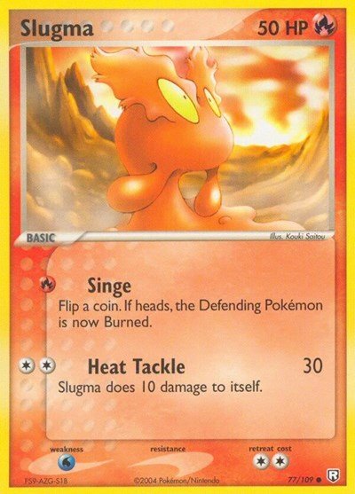 Slugma (Team Rocket Returns) Light Play - Nick Nack's Full Frontal Attack