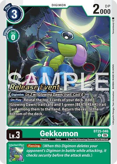 Gekkomon (Dual Revolution Release Event Cards) Near Mint - Nick Nack's Full Frontal Attack