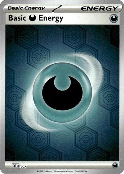 Basic Darkness Energy (Reverse Holofoil) (SV: Shrouded Fable) Near Mint Reverse Holofoil - Nick Nack's Full Frontal Attack