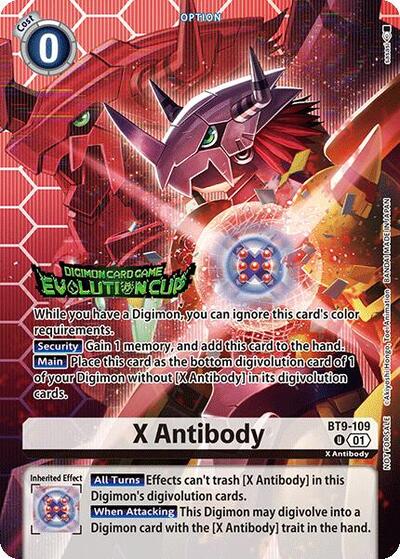 X Antibody (Evolution Cup 2025 Vol. 1) (X Record) Near Mint Foil