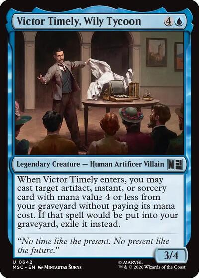 Victor Timely, Wily Tycoon (Commander: Marvel Super Heroes) Near Mint