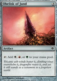 Obelisk of Jund (Shards of Alara) Light Play - Nick Nack's Full Frontal Attack