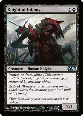 Knight of Infamy (Magic 2013 Core Set) Light Play