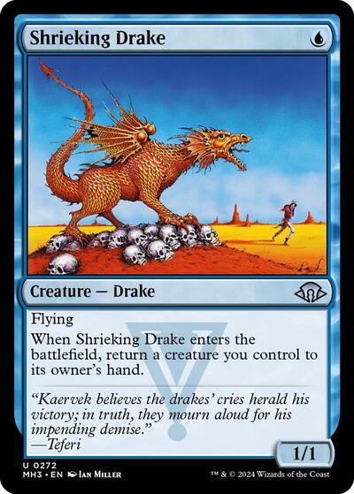 Shrieking Drake (Modern Horizons 3) Near Mint - Nick Nack's Full Frontal Attack