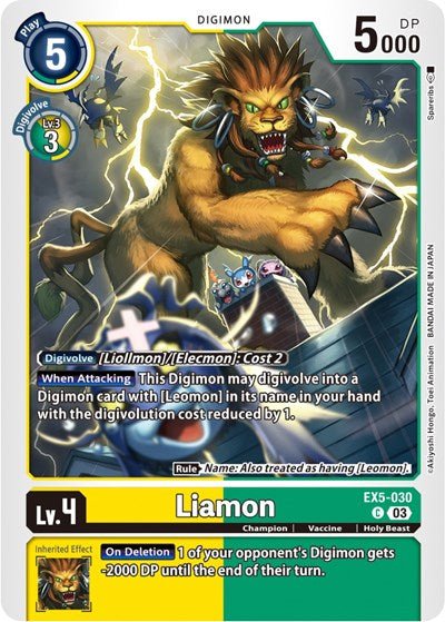 Liamon (Animal Colosseum) Near Mint - Nick Nack's Full Frontal Attack