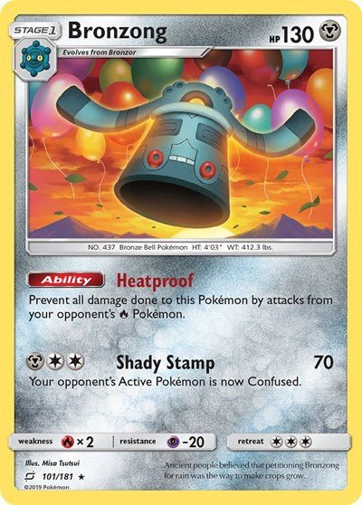 Bronzong (SM - Team Up) Near Mint - Nick Nack's Full Frontal Attack