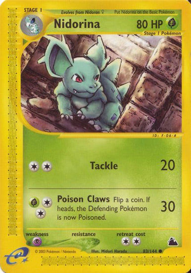 Nidorina (Skyridge) Light Play