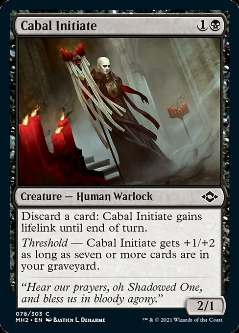 Cabal Initiate (Modern Horizons 2) Near Mint - Nick Nack's Full Frontal Attack